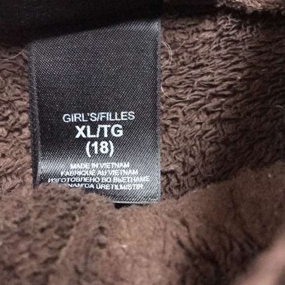 Girls Brown The North Face Denali Jacket GUC XL - Picture 3 of 4